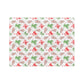 Christmas Coquette Bows and Tree Cakes Holiday Throw Blanket