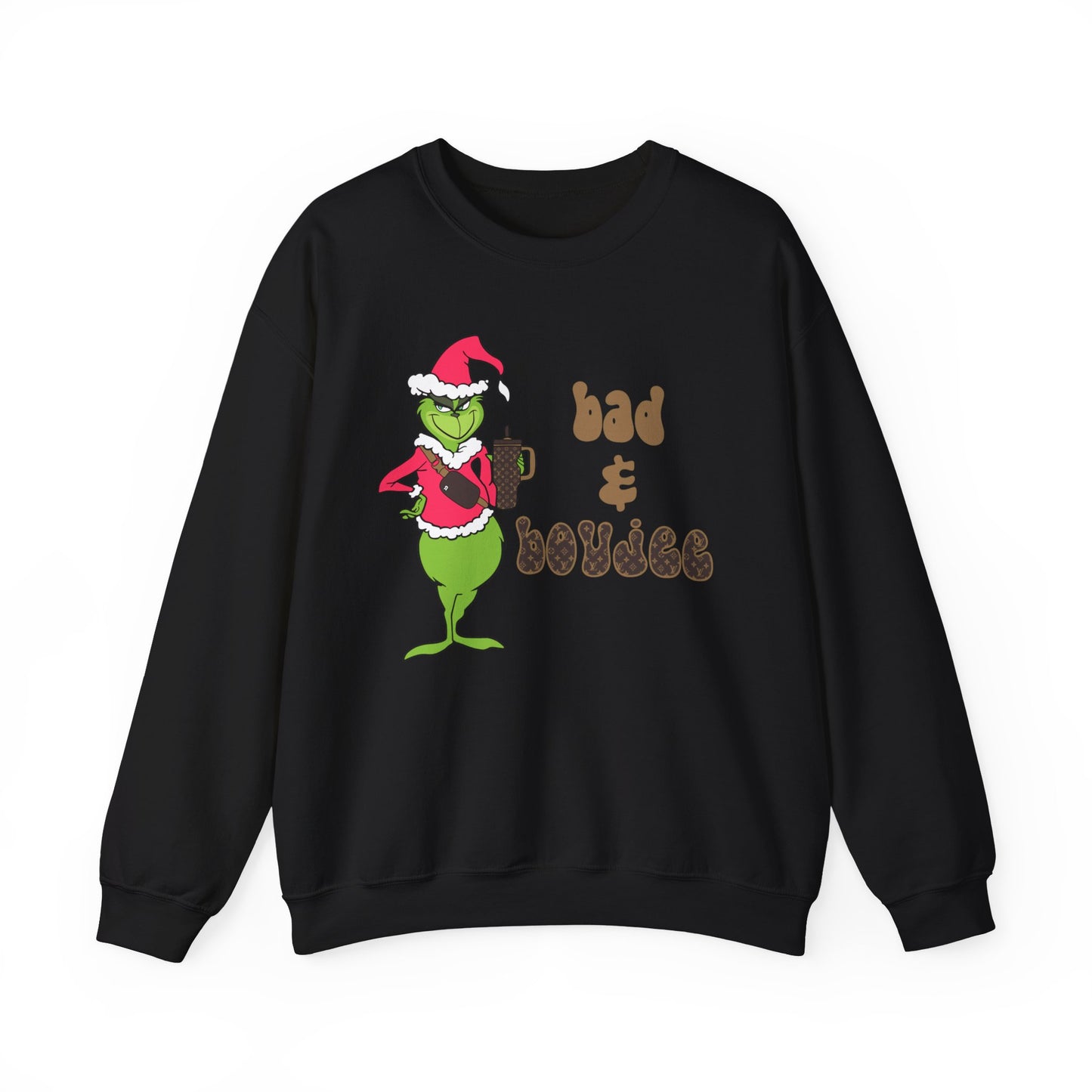 Bad and Boujee Grinchmas Sweatshirt