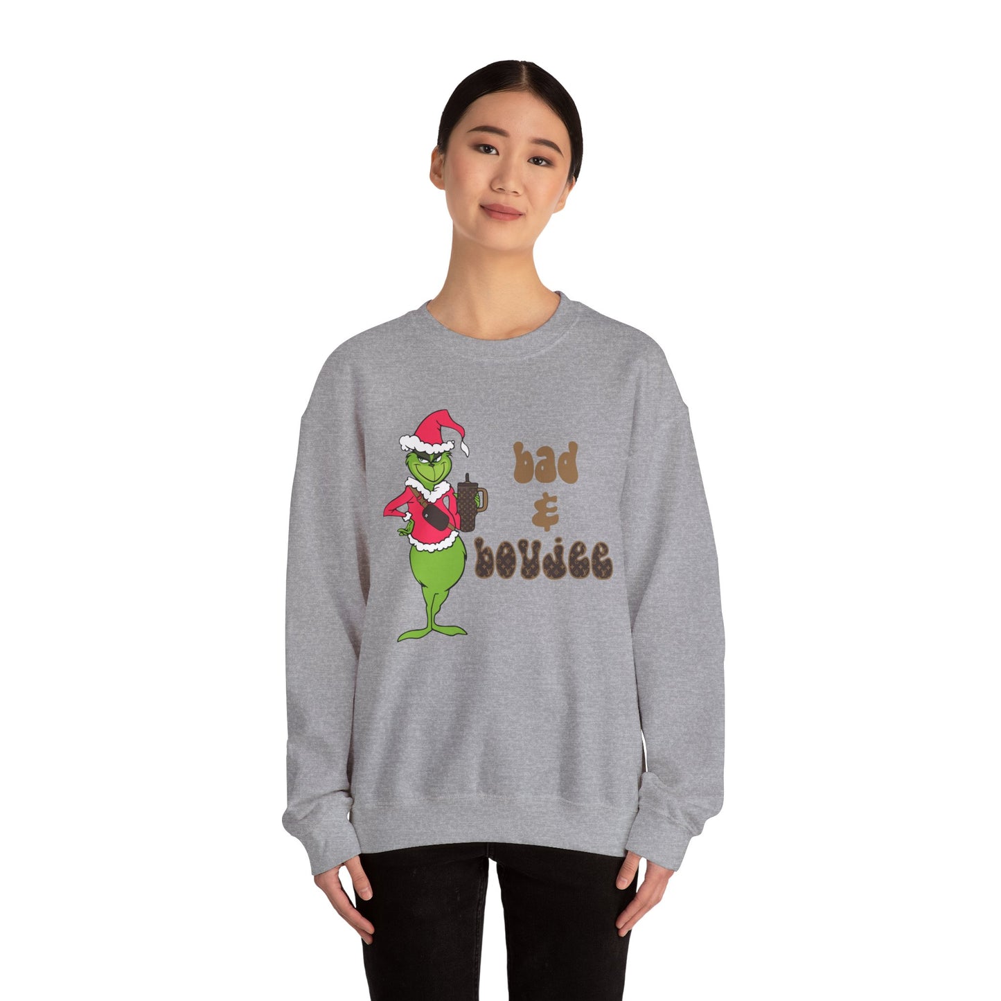 Bad and Boujee Grinchmas Sweatshirt