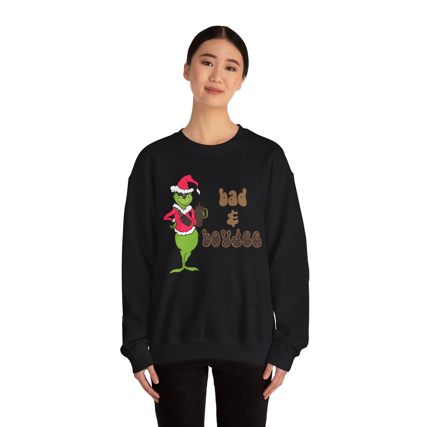 Bad and Boujee Grinchmas Sweatshirt