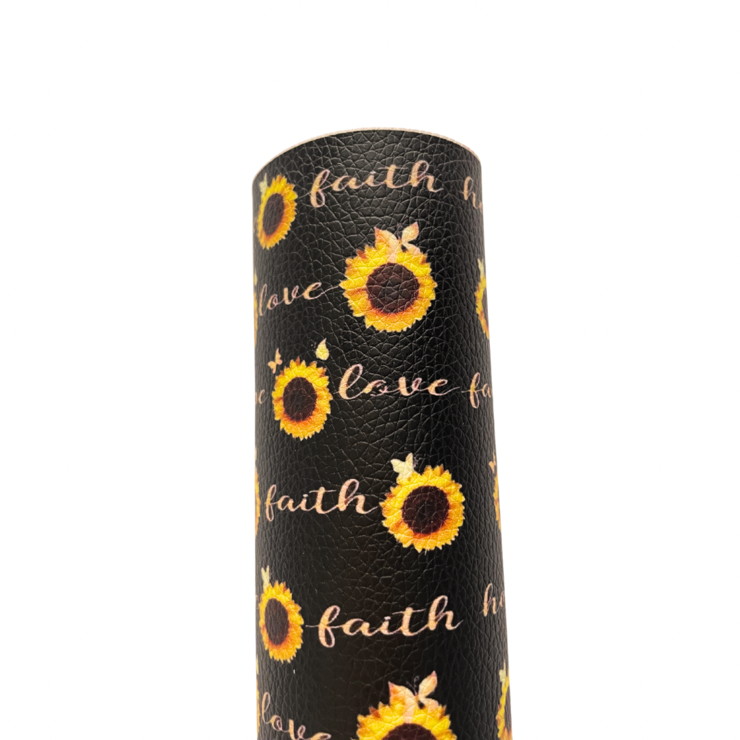 Faith, Hope, Love Sunflower