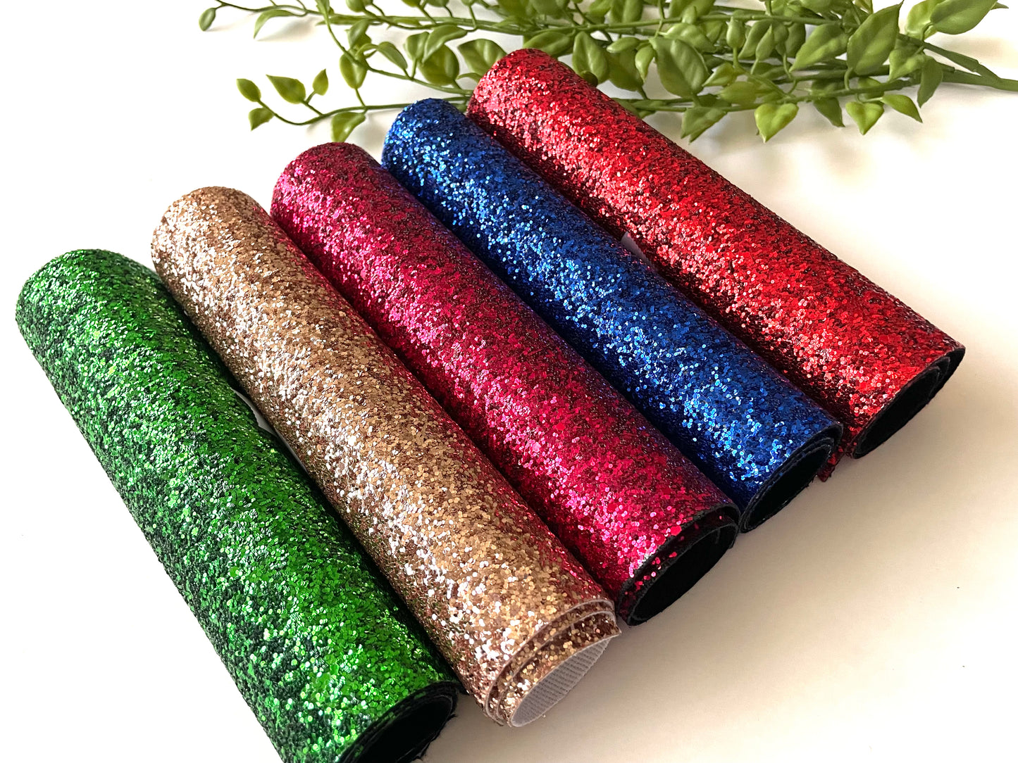 Christmas Cherry Red Chunky Glitter