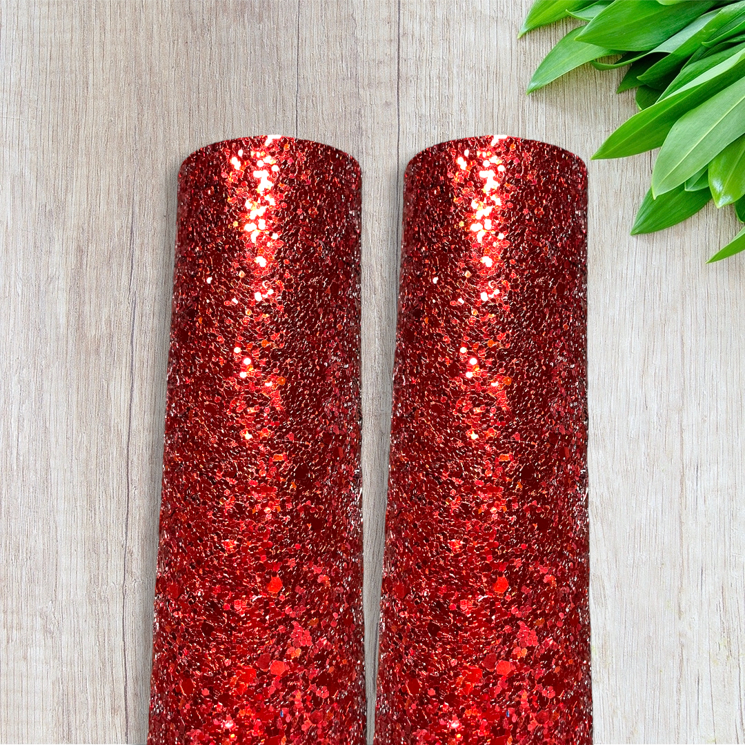 Red Chunky Glitter