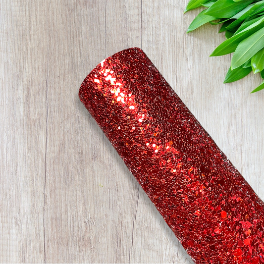 Red Chunky Glitter